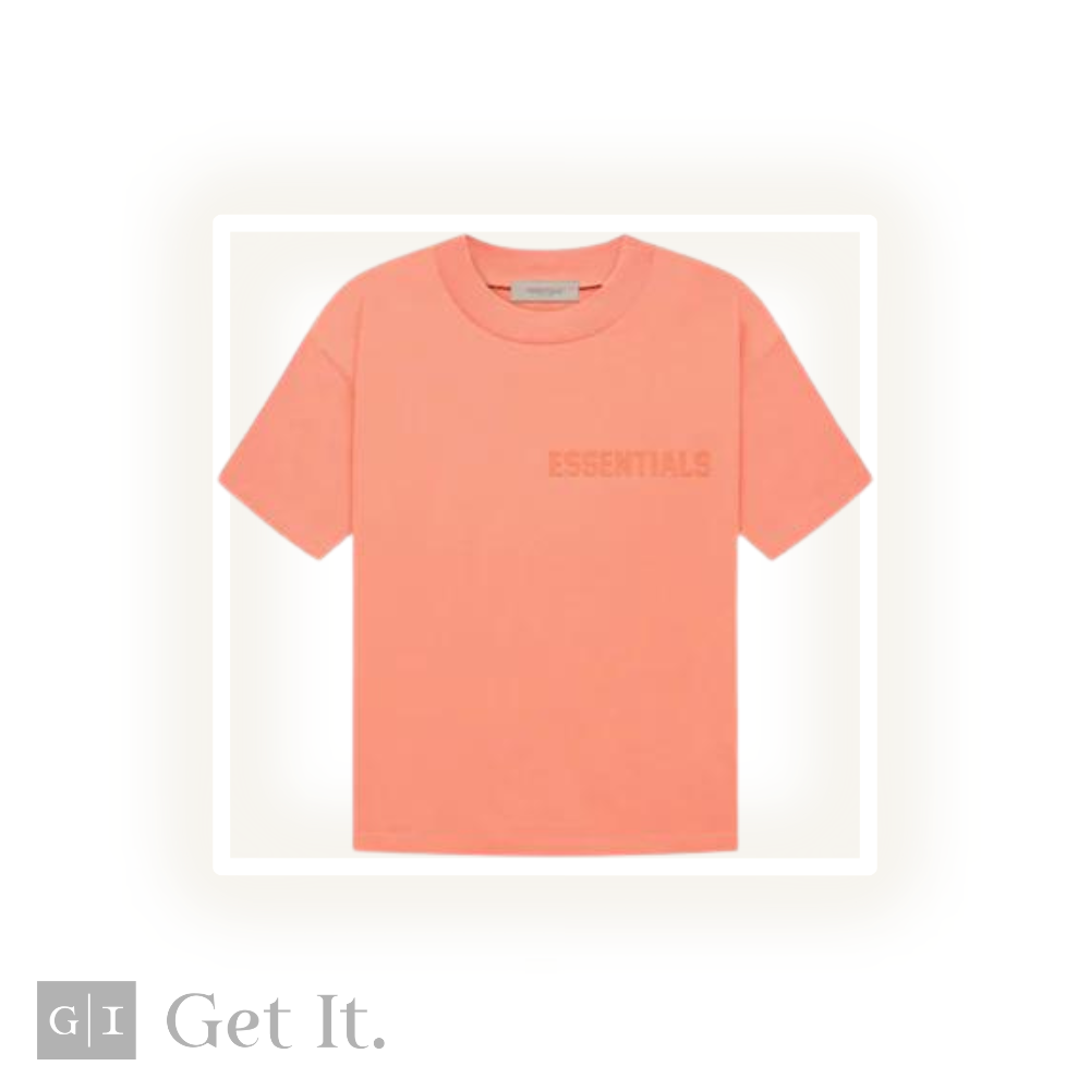Fear Of God Essentials T-Shirt Coral