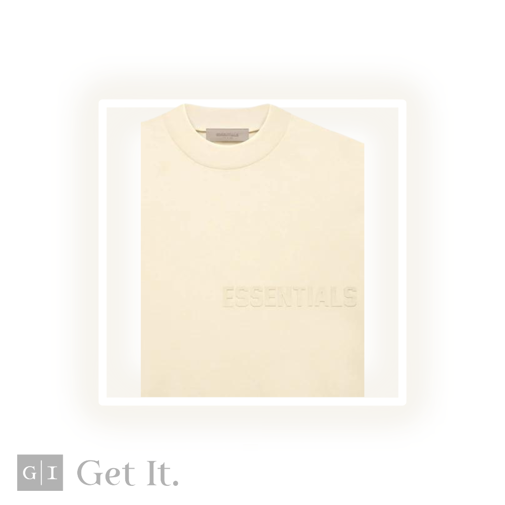 Fear Of God Essentials T-Shirt Egg Shell