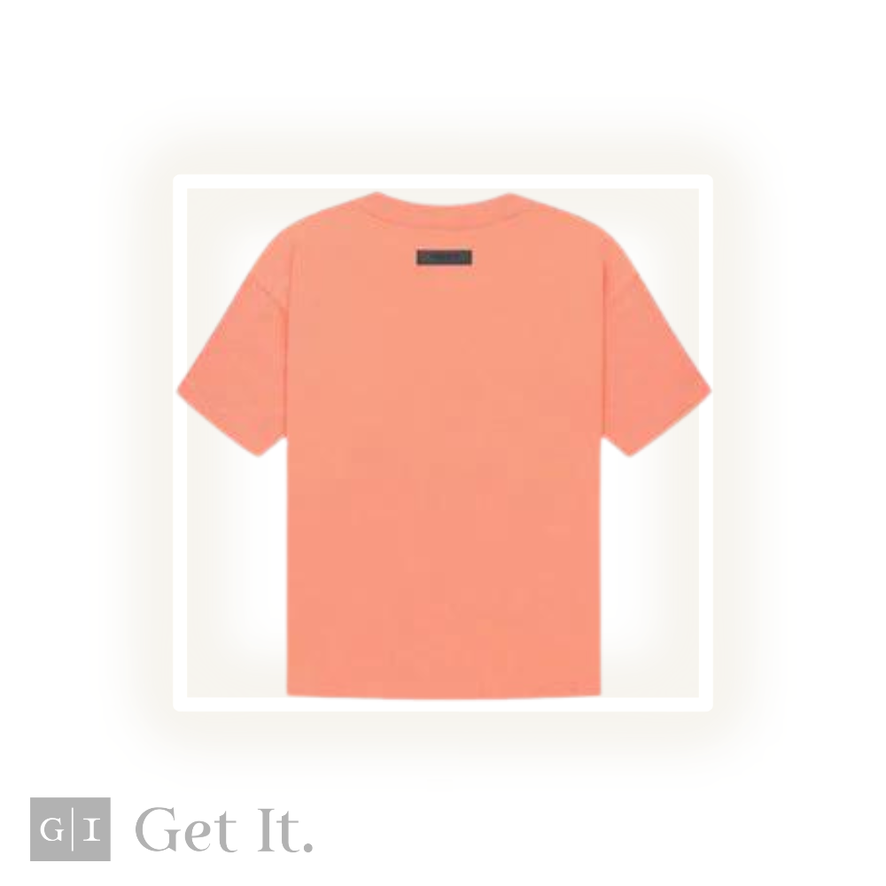 Fear Of God Essentials T-Shirt Coral