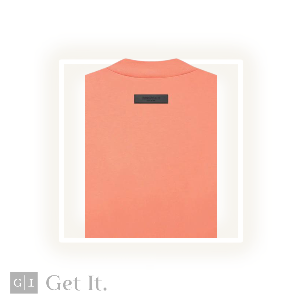Fear Of God Essentials T-Shirt Coral